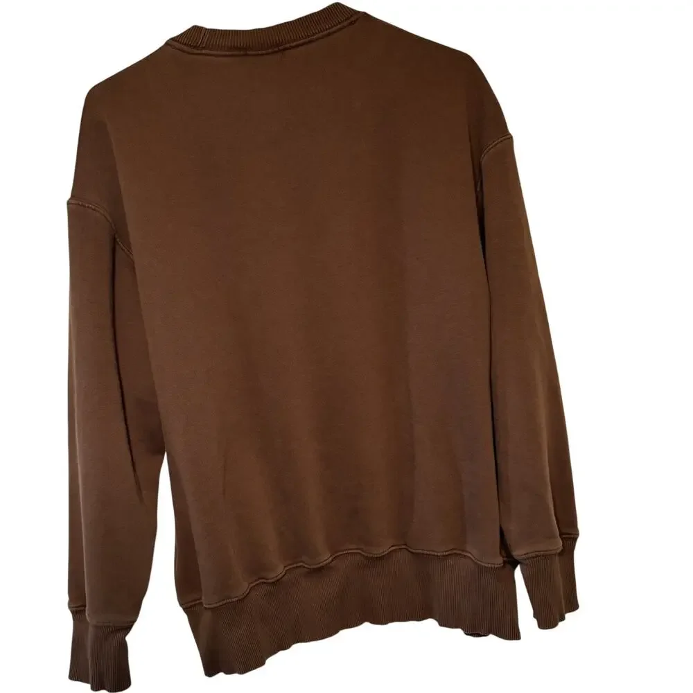 Nike Center Swoosh Pullover Sweatshirt Brown Size Small (S/P/CH)